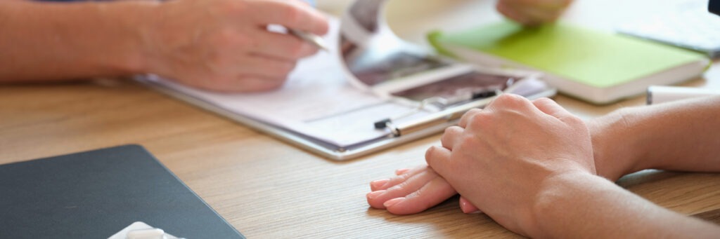 Patient meeting with psychiatric provider to discuss ketamine therapy for bipolar depression in Philadelphia